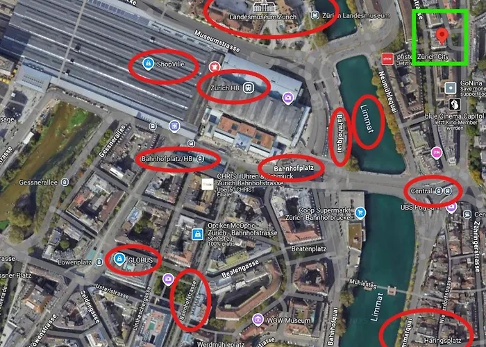 Station Apartment, 2 Bedroom & Sofabed Appartement Zurich